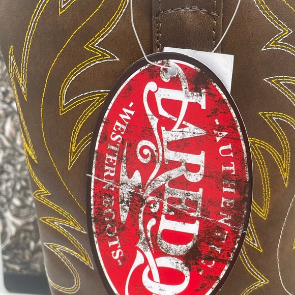 LAREDO Ladies Kadi Distressed Brown Cowboy Boots 5742 Western - Picture 3 of 16